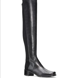 Black Stuart Weitzman Reserve boot. Never Worn!